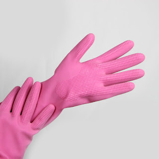 găng tay cao su gia dụng  dùng để rửa bát